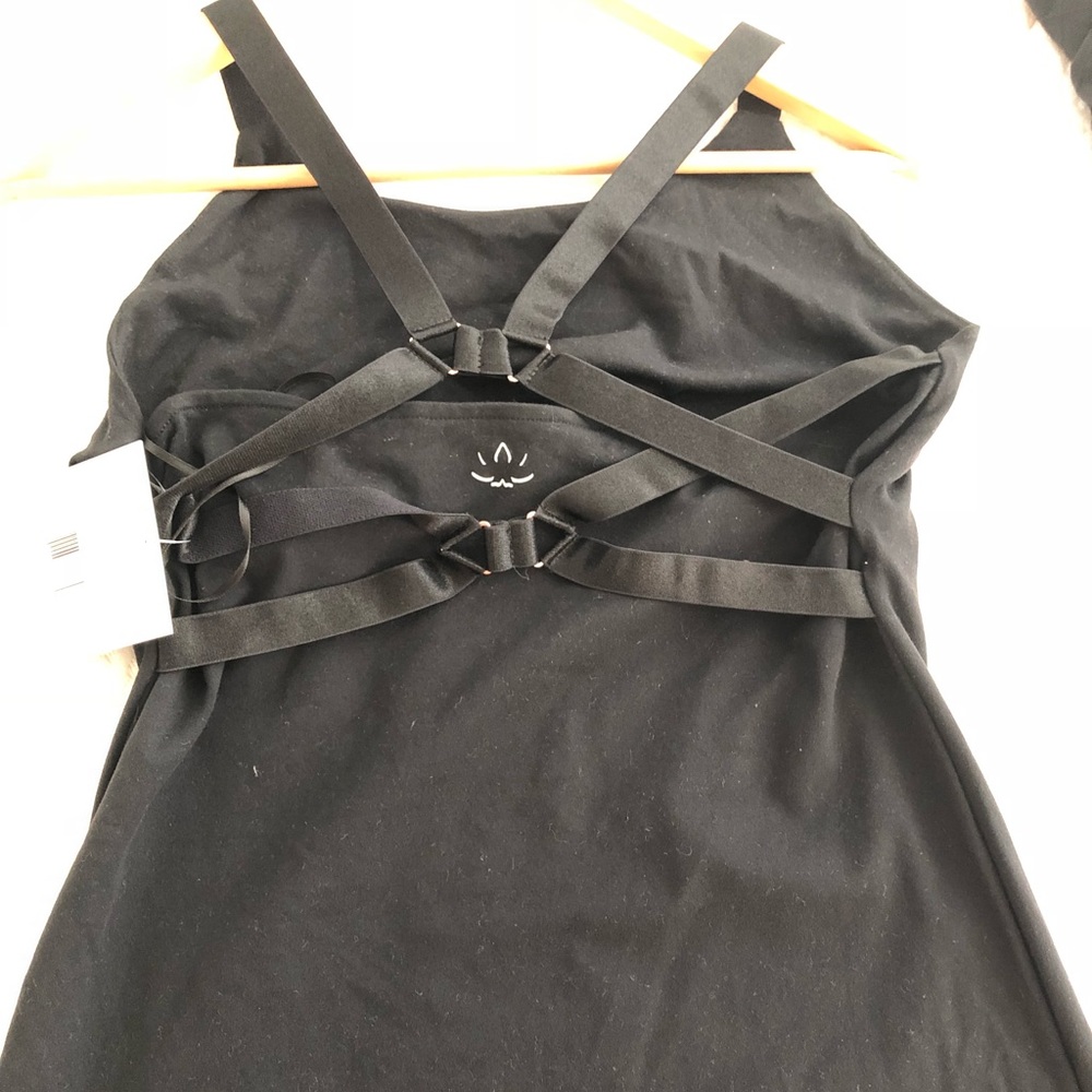 Black Beyond Yoga Criss-Cross Tank